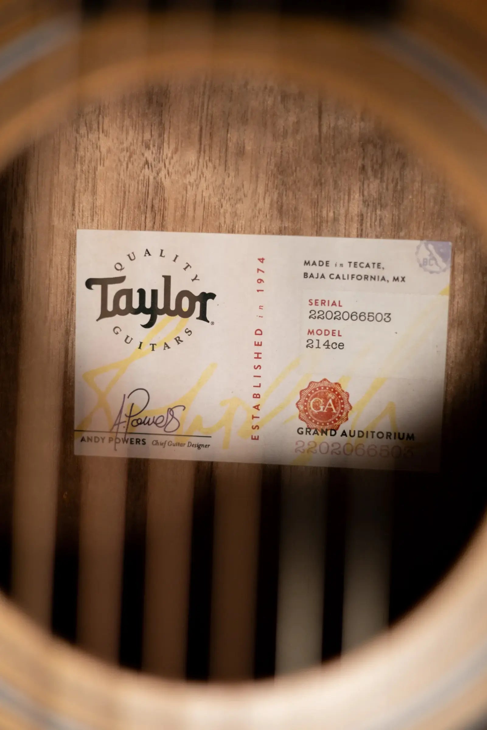 Taylor 214ce Grand Auditorium Acoustic/Electric Guitar with Gig Bag