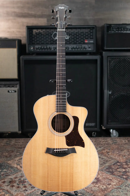 Taylor 214ce Grand Auditorium Acoustic/Electric Guitar with Gig Bag - Used