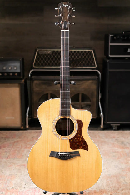 Taylor 214ce Grand Auditorium Acoustic-Electric Guitar with Structured Gig Bag