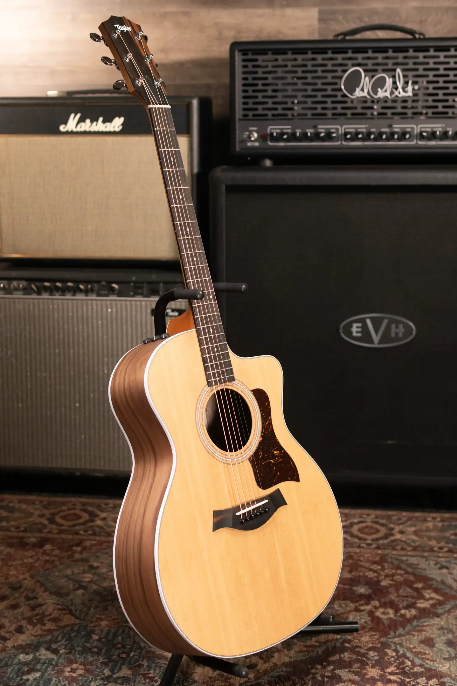 Taylor 214ce Grand Auditorium Acoustic-Electric Guitar with Structured Gig Bag