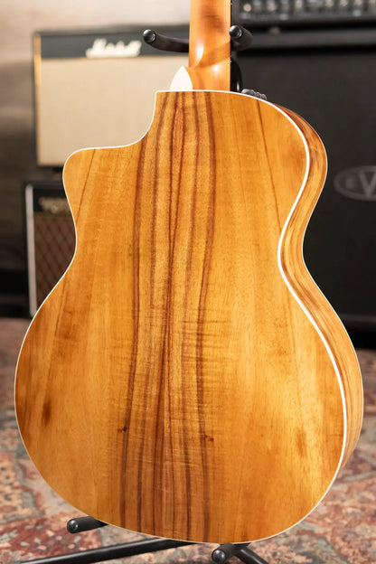 Taylor 214ce-K DLX Grand Auditorium Acoustic/Electric Guitar with Hardshell Case - Factory Demo