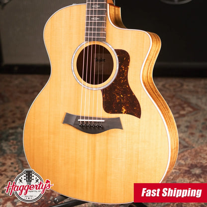 Taylor 214ce-K DLX Grand Auditorium Acoustic/Electric Guitar with Hardshell Case