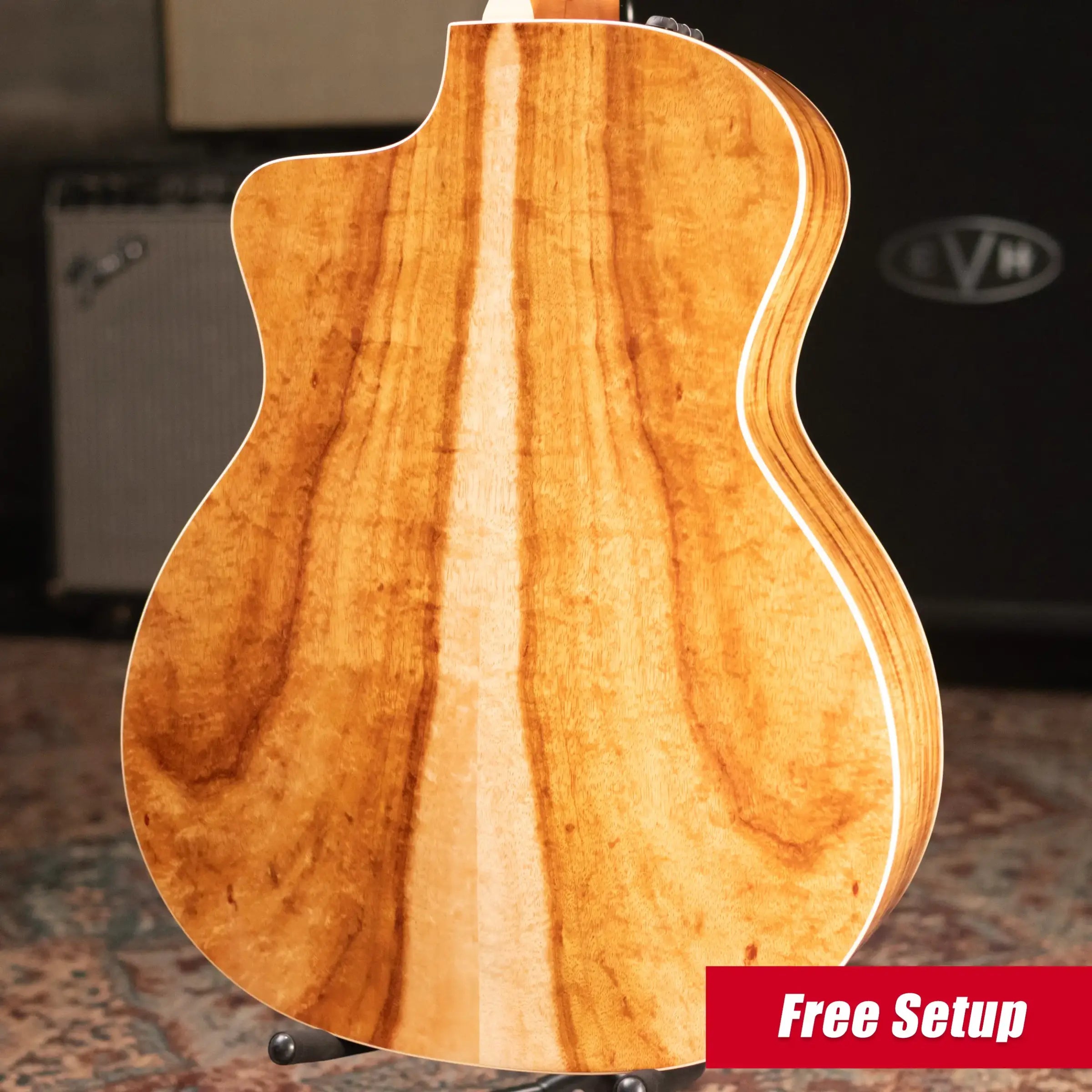 Taylor 214ce-K DLX Grand Auditorium Acoustic/Electric Guitar with Hardshell Case