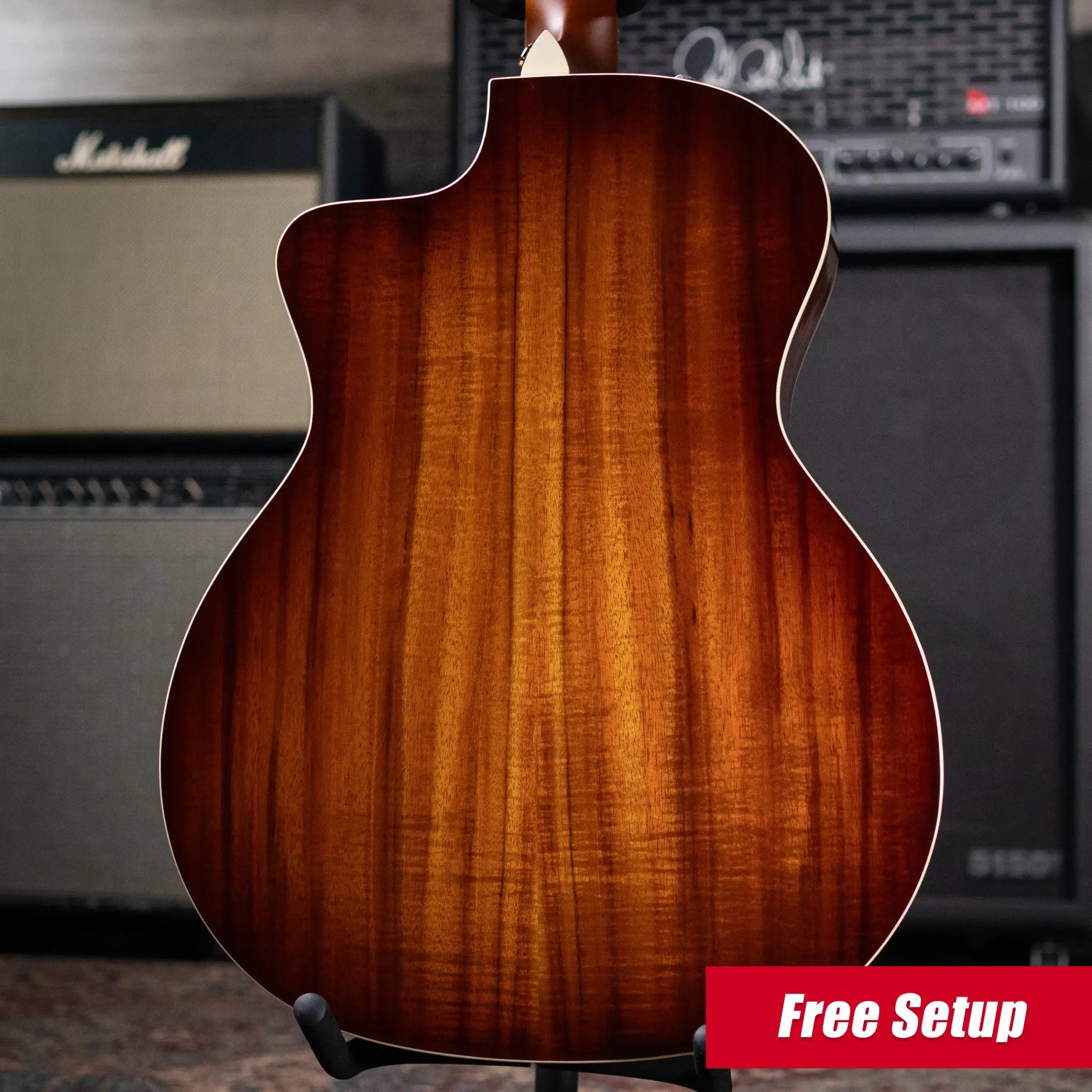 Taylor 214ce-K DLX Special Edition Grand Auditorium Acoustic/Electric Guitar - Honeyburst with Hardshell Case