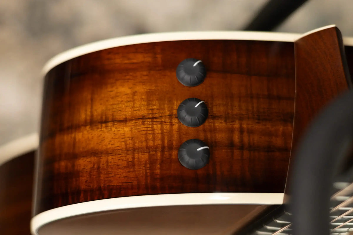 Taylor 214ce-K DLX Special Edition Grand Auditorium Acoustic/Electric Guitar - Honeyburst with Hardshell Case