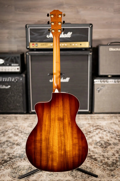 Taylor 214ce-K DLX Special Edition Grand Auditorium Acoustic/Electric Guitar - Honeyburst with Hardshell Case