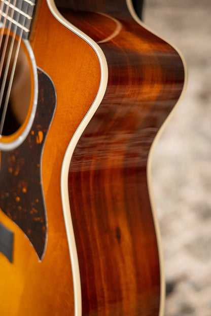 Taylor 214ce-K DLX Special Edition Grand Auditorium Acoustic/Electric Guitar - Honeyburst with Hardshell Case