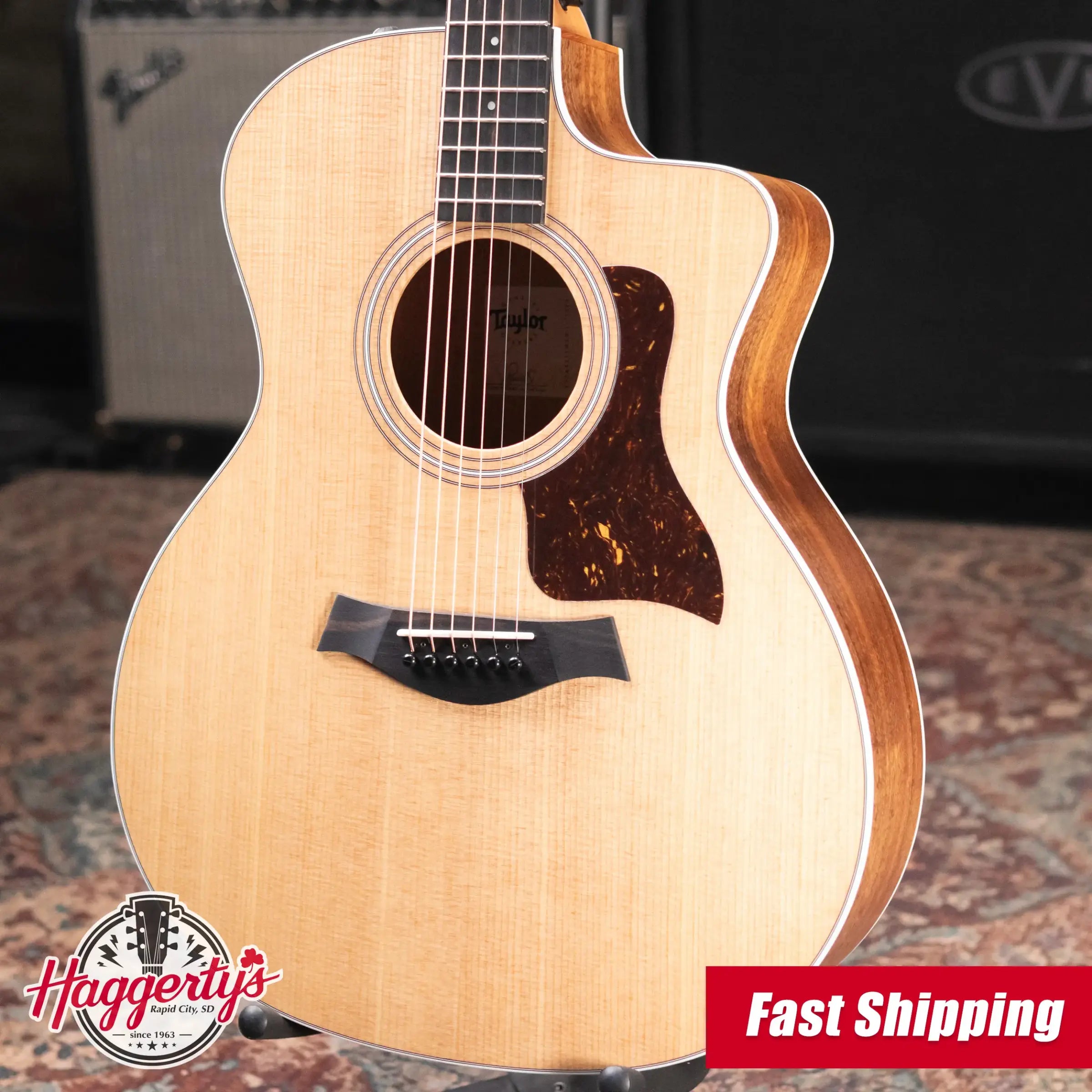 Taylor 214ce-K Grand Auditorium Acoustic/Electric Guitar with Gig Bag