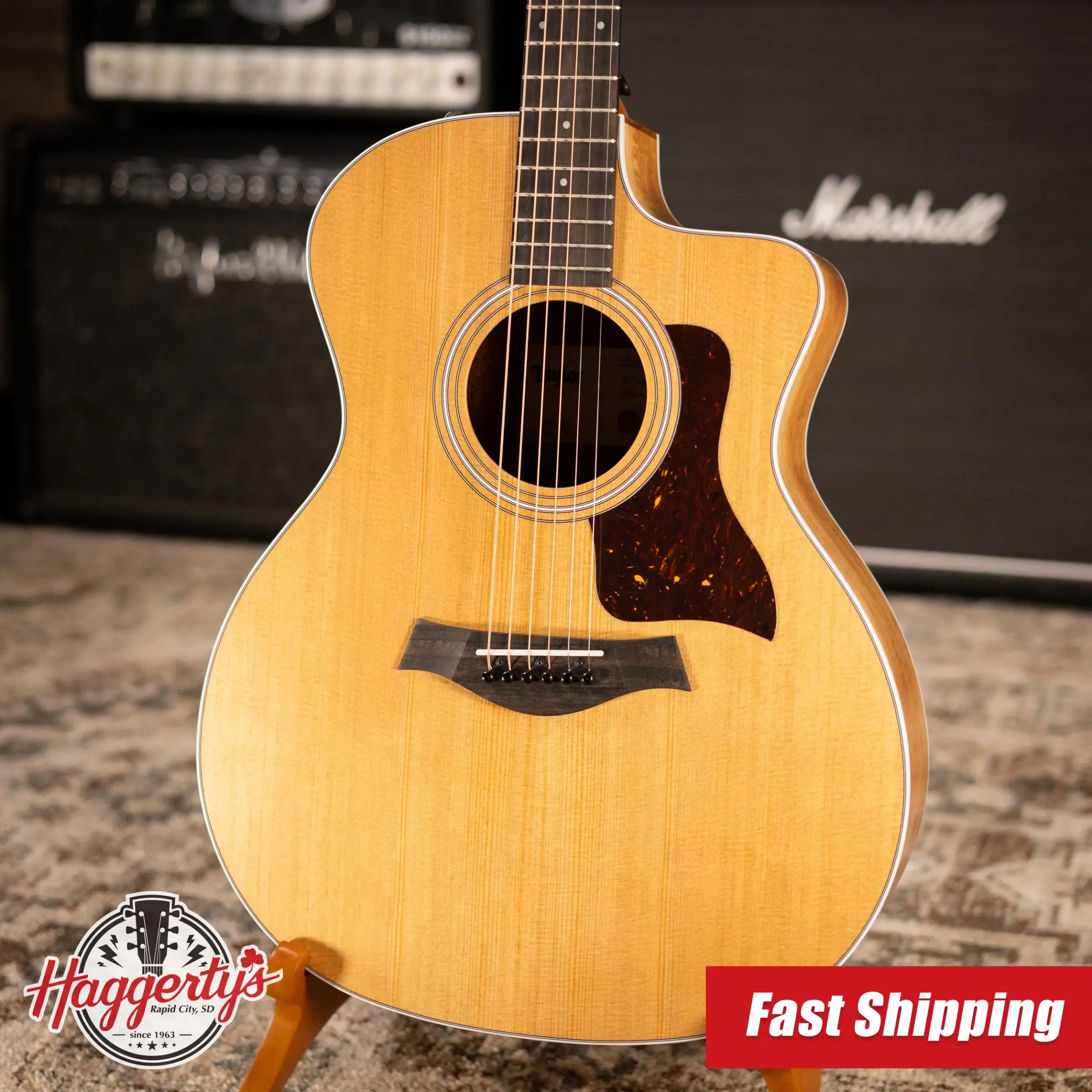 Taylor 214ce-K Grand Auditorium Acoustic-Electric Guitar with Structured Gig Bag