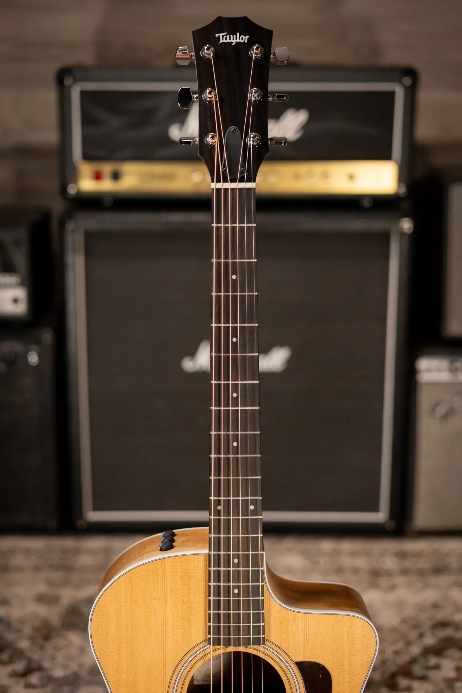 Taylor 214ce-K Grand Auditorium Acoustic-Electric Guitar with Structured Gig Bag