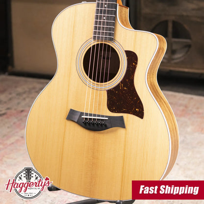 Taylor 214ce-K Koa Acoustic-Electric Guitar with Structured Gig Bag