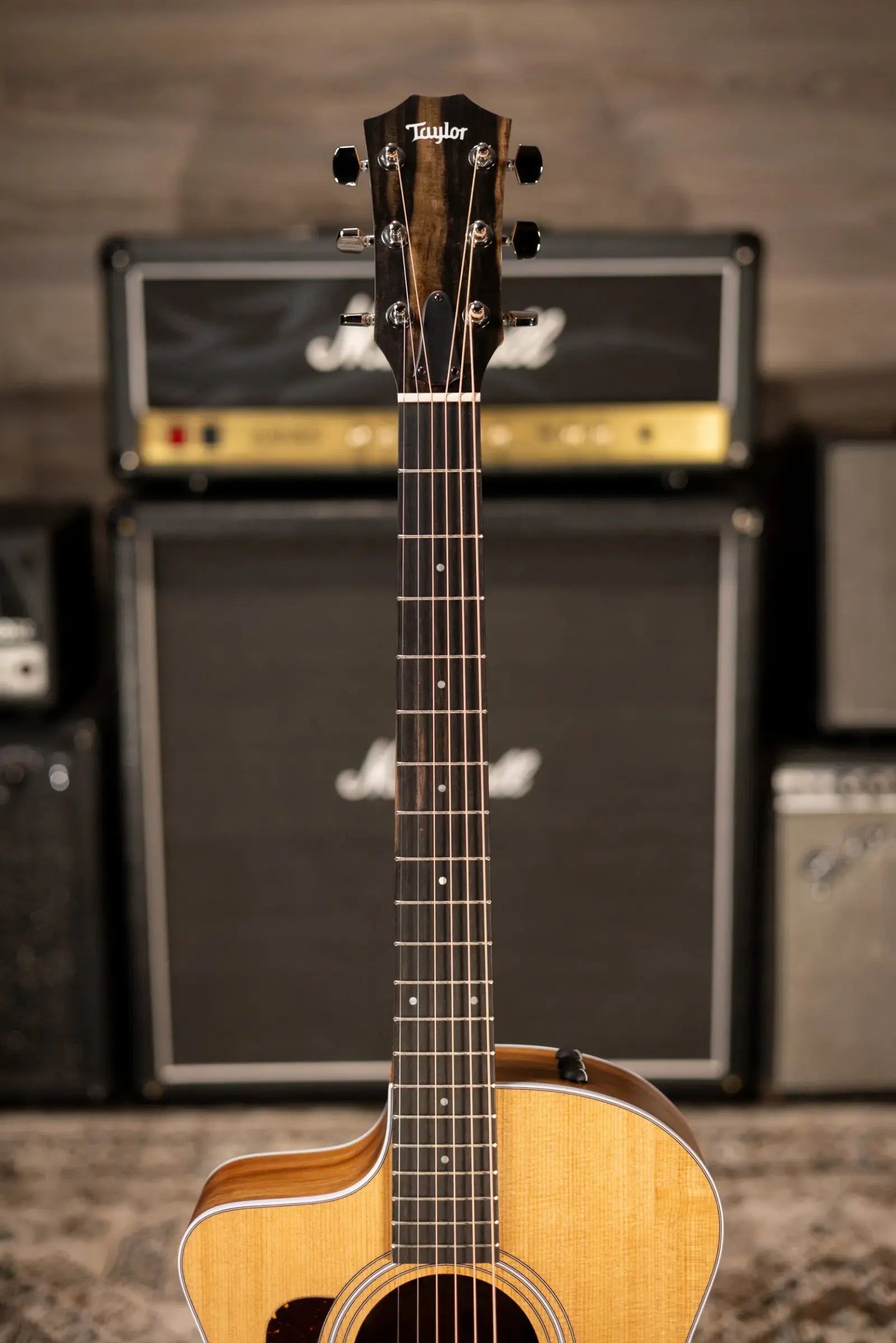Taylor 214ce - K Koa/Spruce Left Handed Acoustic/Electric Guitar - Natural with Gig Bag