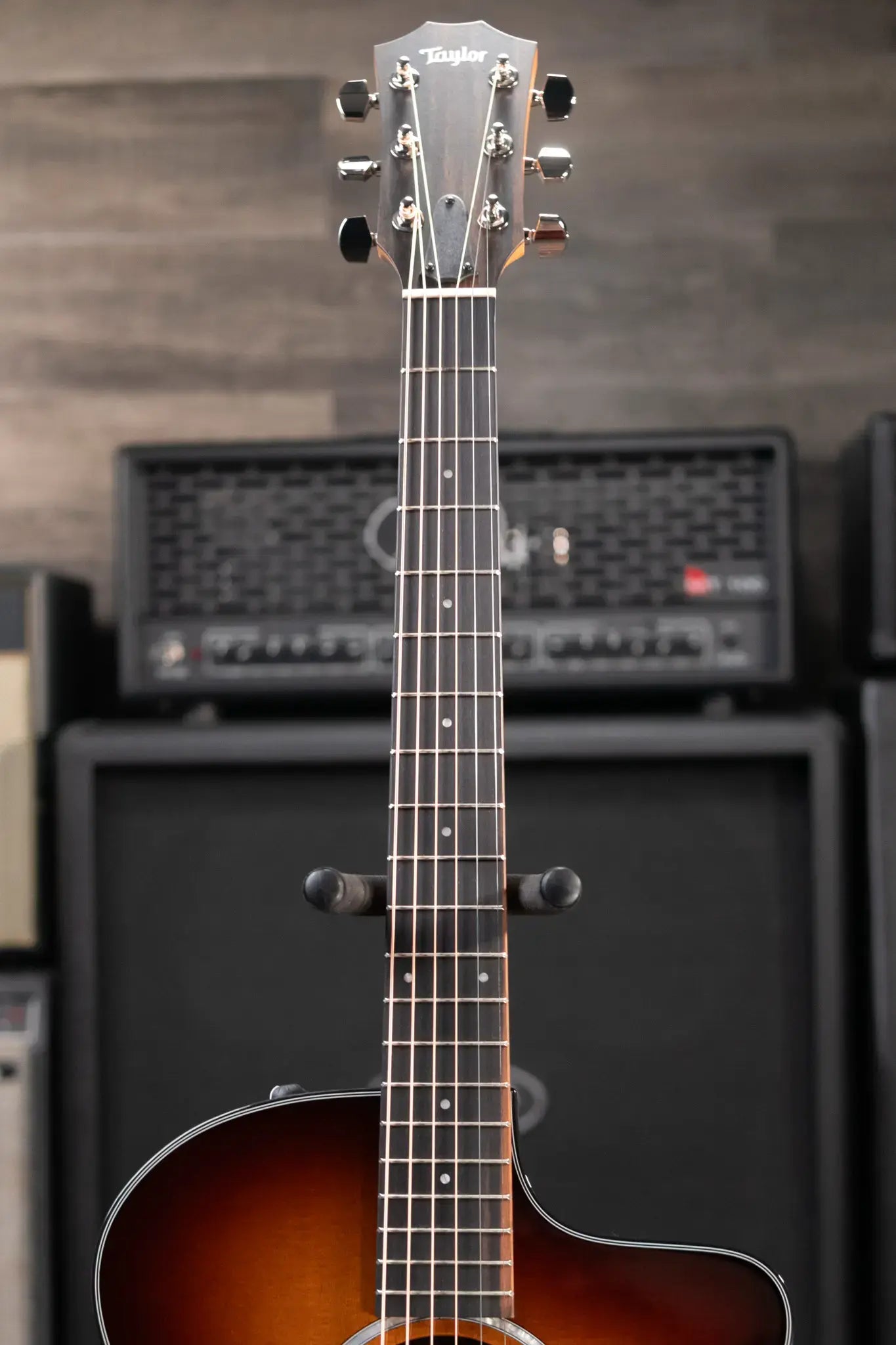 Taylor 214ce-K SB Plus Grand Auditorium Acoustic/Electric Guitar - Shaded Edgeburst with Aerocase