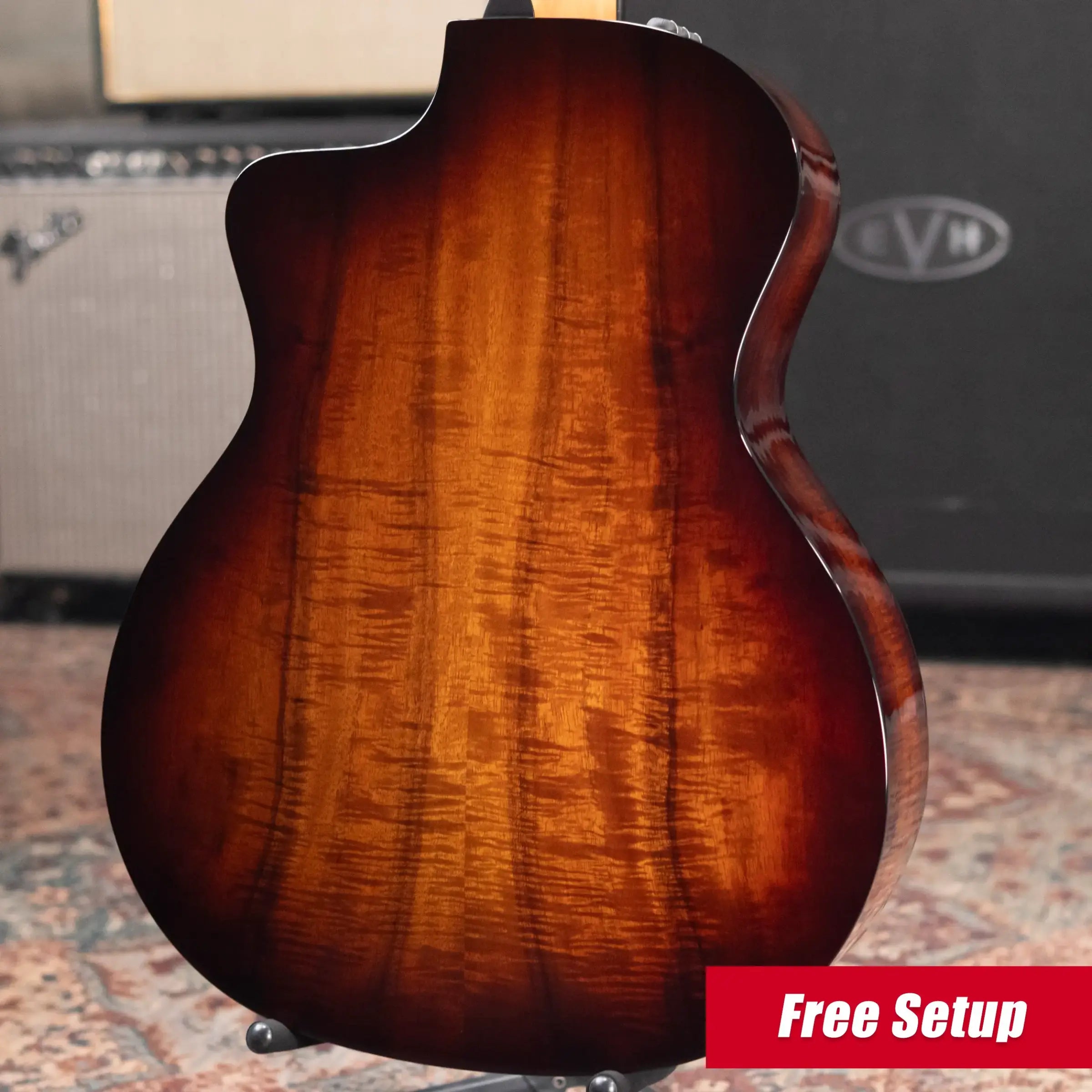 Taylor 214ce-K SB Plus Grand Auditorium Acoustic/Electric Guitar - Sunburst with Aerocase