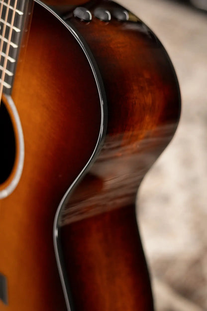 Taylor 214ce-K SB Plus Left-Handed Grand Auditorium Acoustic/Electric Guitar - Sunburst with Aerocase