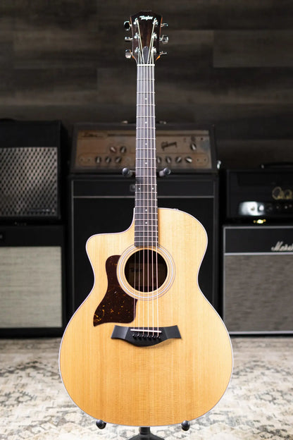 Taylor 214ce Left-Hand Grand Auditorium Acoustic/Electric Guitar with Gig Bag