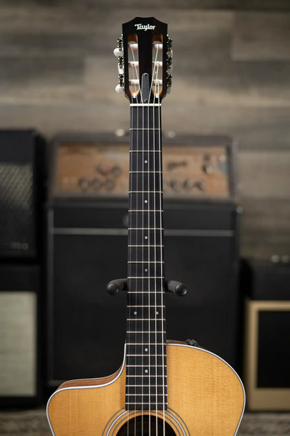 Taylor 214ce-N Left-Handed Nylon Grand Auditorium Acoustic/Electric Guitar with Gig Bag
