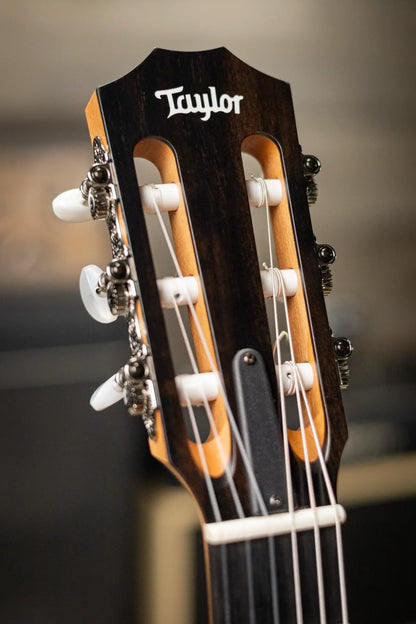 Taylor 214ce-N Left-Handed Nylon Grand Auditorium Acoustic/Electric Guitar with Gig Bag