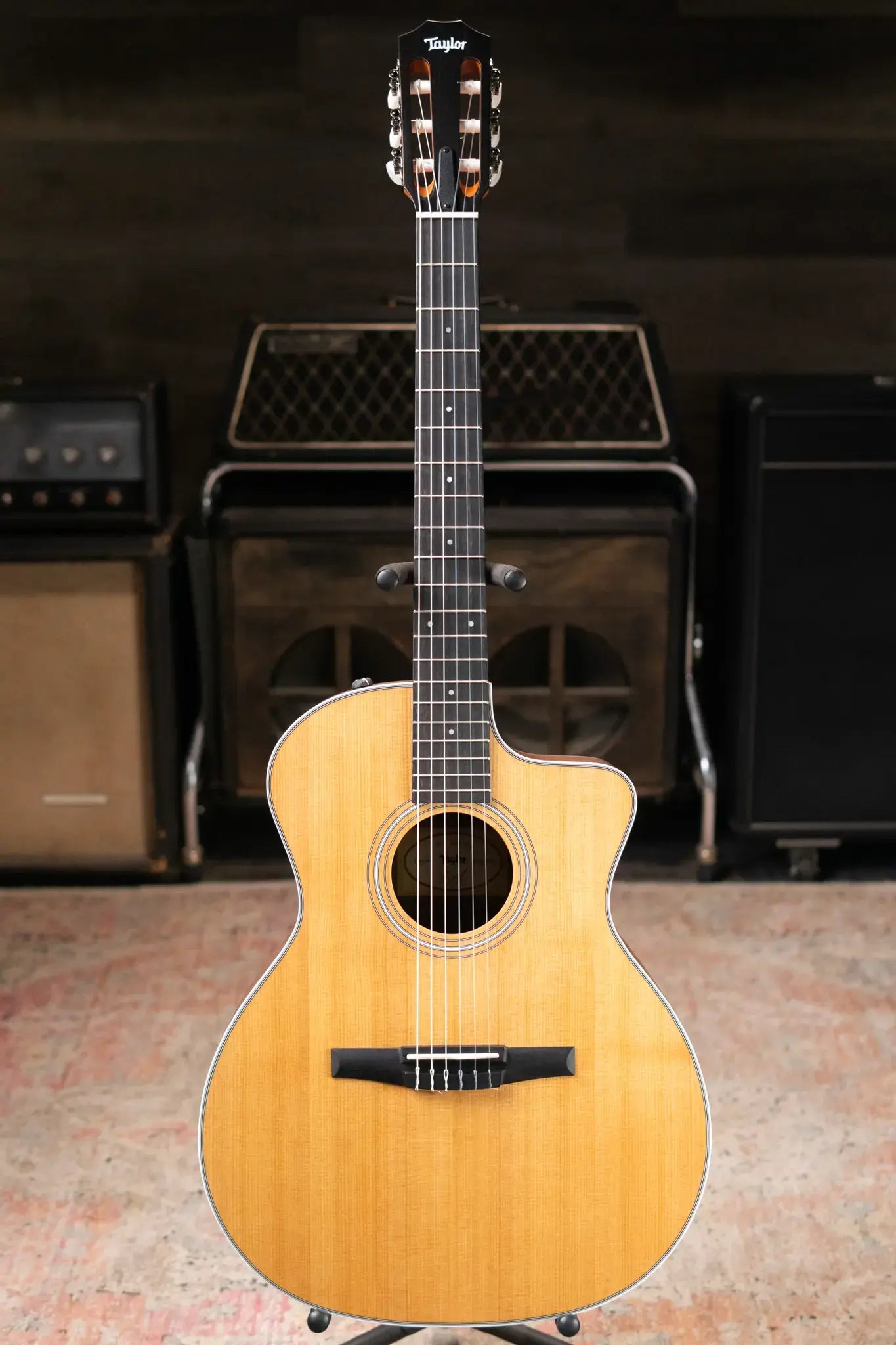 Taylor 214ce-N Nylon Grand Auditorium Acoustic/Electric Guitar with Gig Bag