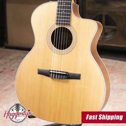 Taylor 214ce-N Nylon Grand Auditorium Acoustic/Electric Guitar with Gig Bag