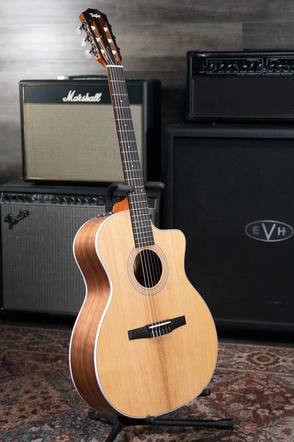 Taylor 214ce-N Nylon Grand Auditorium Acoustic/Electric Guitar with Gig Bag