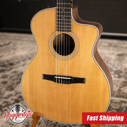 Taylor 214ce-N Nylon Grand Auditorium Acoustic/Electric Guitar with Gig Bag