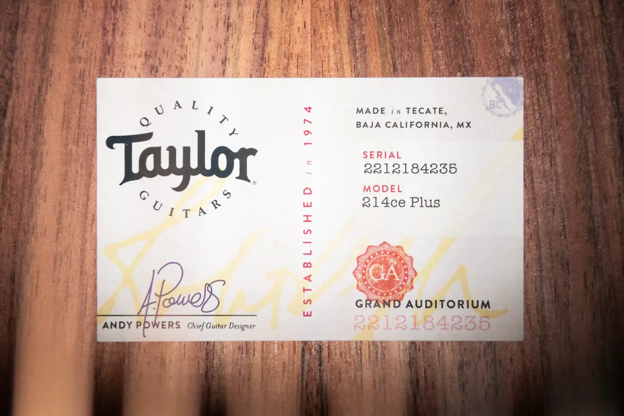 Taylor 214ce Plus Grand Auditorium Acoustic-Electric Guitar with AeroCase