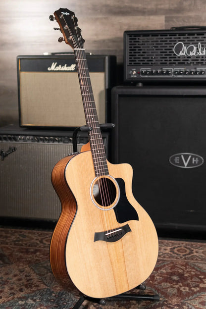 Taylor 214ce Plus Grand Auditorium Acoustic/Electric Guitar with Aerocase