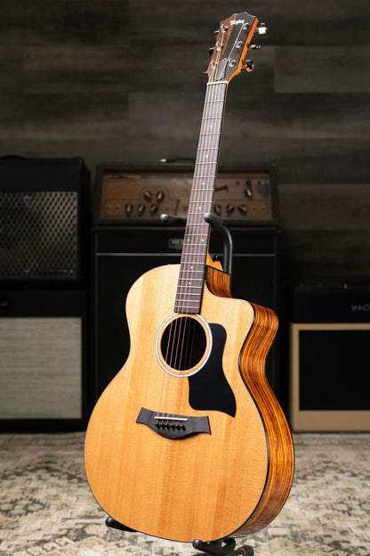 Taylor 214ce Plus Grand Auditorium Acoustic/Electric Guitar with Aerocase