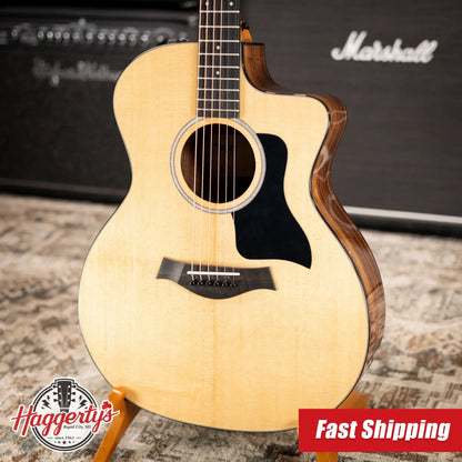 Taylor 214ce Plus Grand Auditorium Acoustic/Electric Guitar with Aerocase