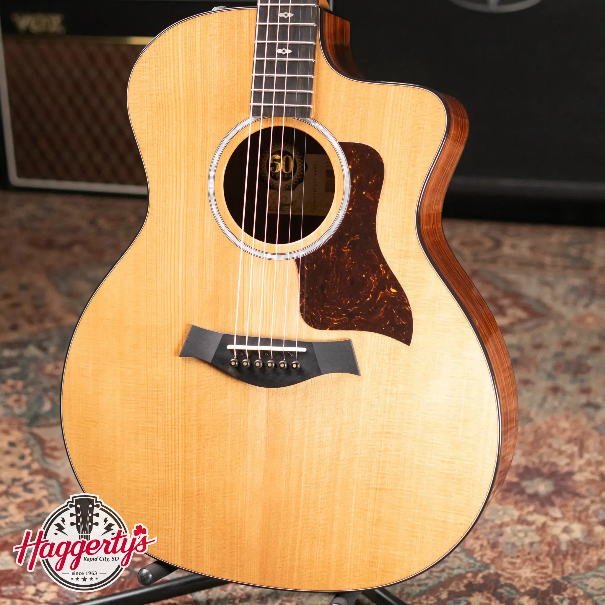 Taylor 214ce Plus LTD 50th Anniversary Grand Auditorium Acoustic/Electric with Aerocase