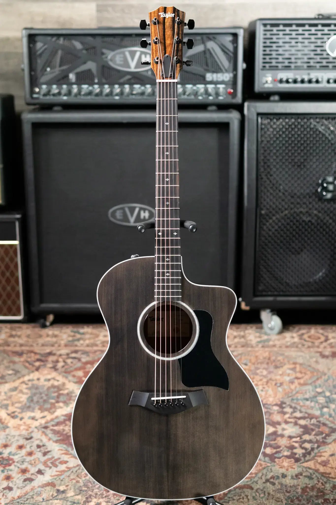 Taylor 214ce Plus Special Edition Grand Auditorium Acoustic/Electric Guitar - Trans Grey Top with Aerocase