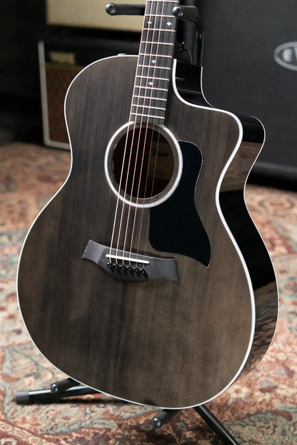Taylor 214ce Plus Special Edition Grand Auditorium Acoustic/Electric Guitar - Trans Grey Top with Aerocase