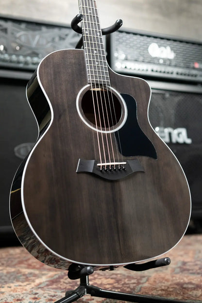 Taylor 214ce Plus Special Edition Grand Auditorium Acoustic/Electric Guitar - Trans Grey Top with Aerocase