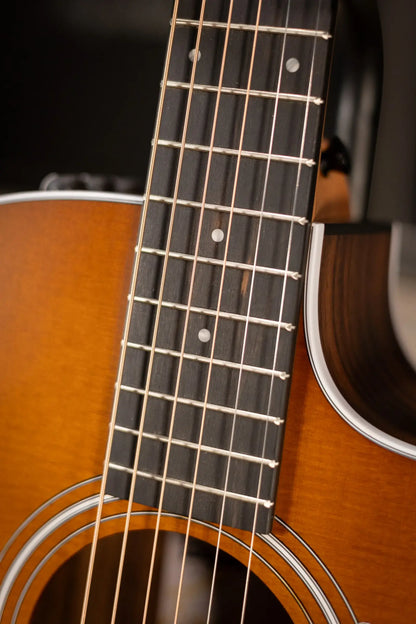 Taylor 214ce Special Edition Grand Auditorium Acoustic/Electric Guitar - Honeyburst with Gig Bag - Demo