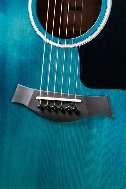 Taylor 214ce Special Edition Grand Auditorium Acoustic/Electric Guitar - Trans Blue Top with Gig Bag