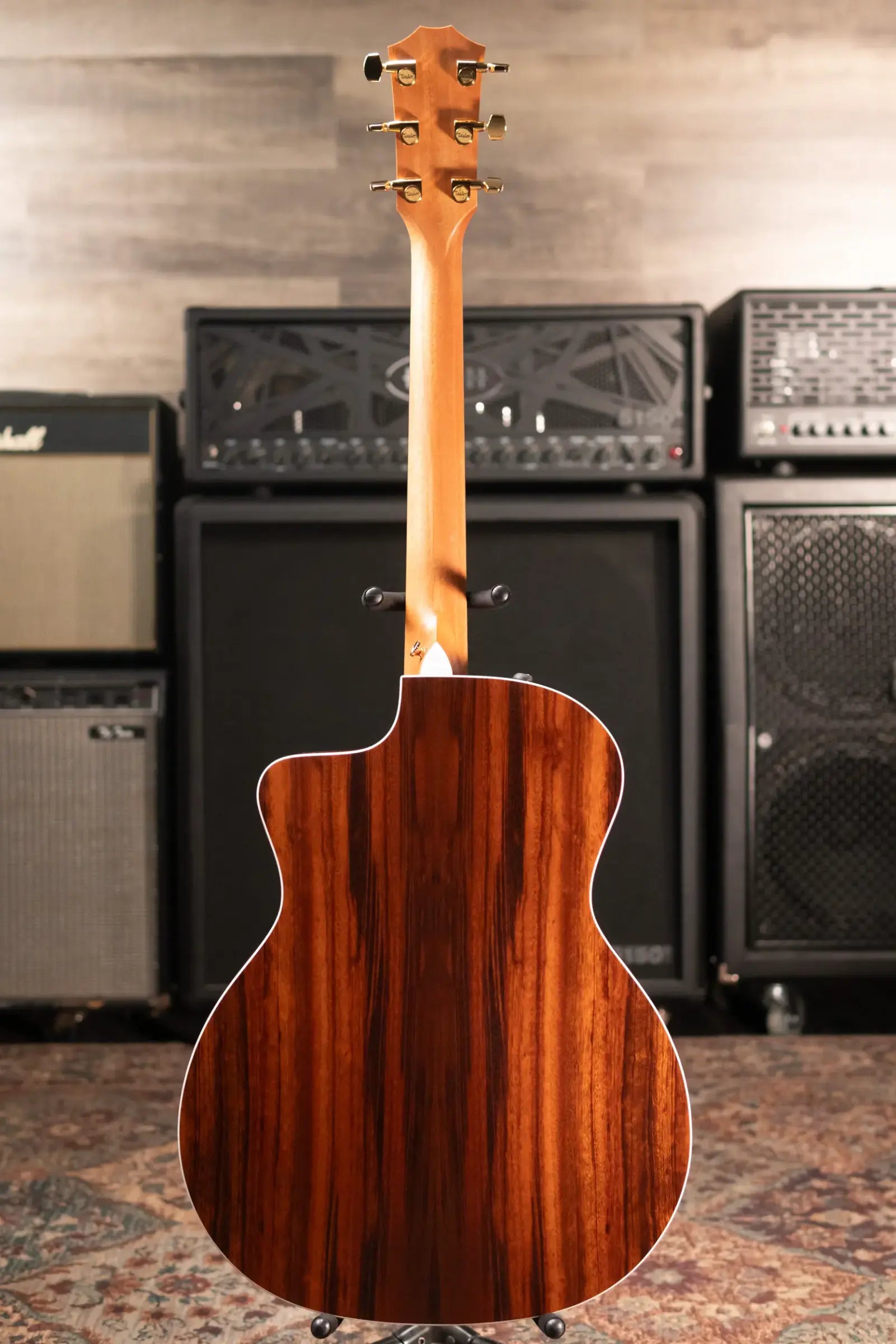 Taylor 214ce Special Edition Grand Autorium Acoustic/Electric Guitar - Satin Tigerwood with Hardshell Case