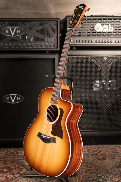 Taylor 214ce Special Edition Grand Autorium Acoustic/Electric Guitar - Satin Tigerwood with Hardshell Case