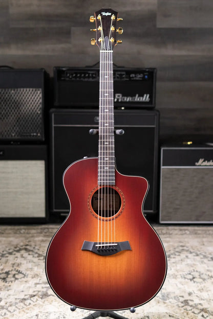 Taylor 214ce Sunset Blvd Grand Auditorium Acoustic/Electric Guitar - Sepia Burst with Gig Bag