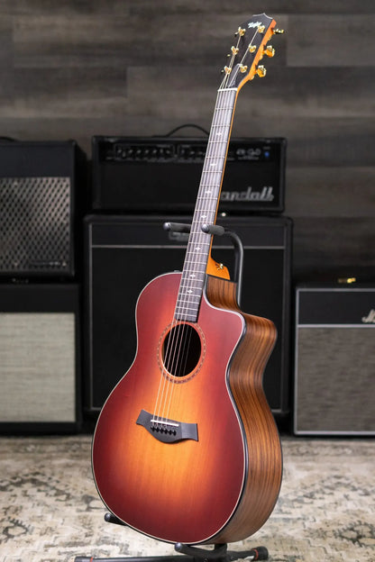 Taylor 214ce Sunset Blvd Grand Auditorium Acoustic/Electric Guitar - Sepia Burst with Gig Bag