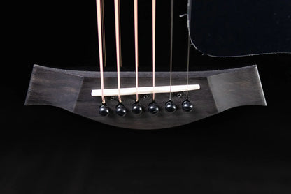 Taylor 217e-BLK Plus Grand Pacific Acoustic/Electric Guitar - Black with Aerocase