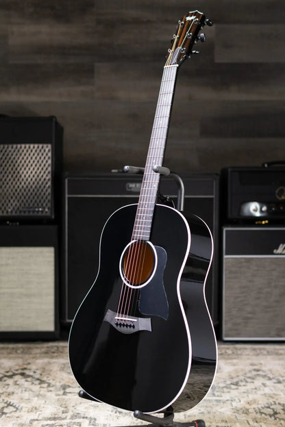 Taylor 217e-BLK Plus Grand Pacific Acoustic/Electric Guitar - Black with Aerocase