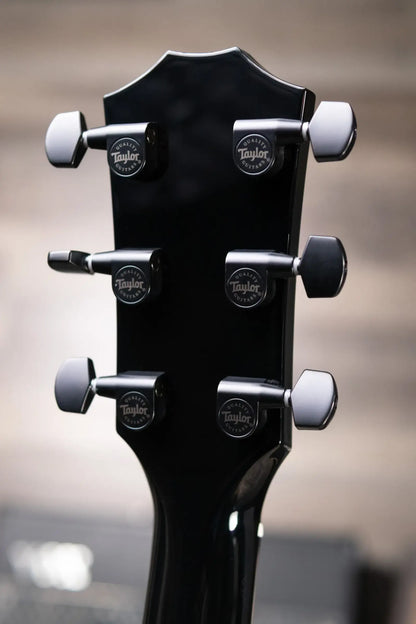 Taylor 217e-BLK Plus Grand Pacific Acoustic/Electric Guitar - Black with Aerocase - Factory Used