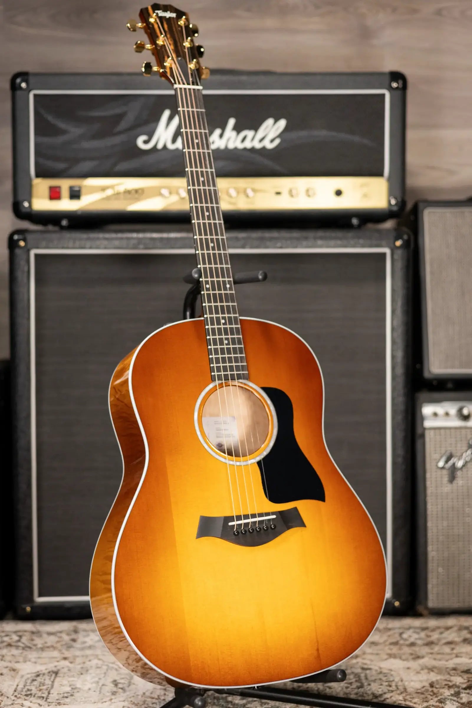 Taylor 217e Plus Special Edition Grand Pacific Acoustic/Electric Guitar - Honeyburst with Aerocase