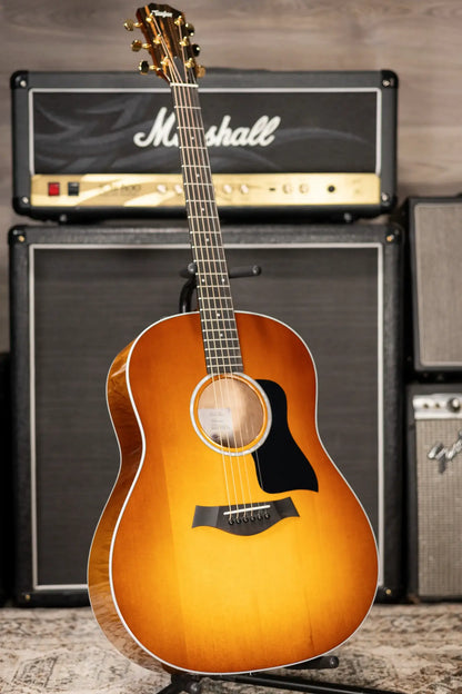 Taylor 217e Plus Special Edition Grand Pacific Acoustic/Electric Guitar - Honeyburst with Aerocase
