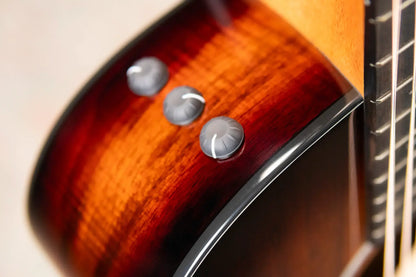 Taylor 222ce-K DLX Grand Concert Acoustic/Electric Guitar - Shaded Edgeburst with Hardshell Case