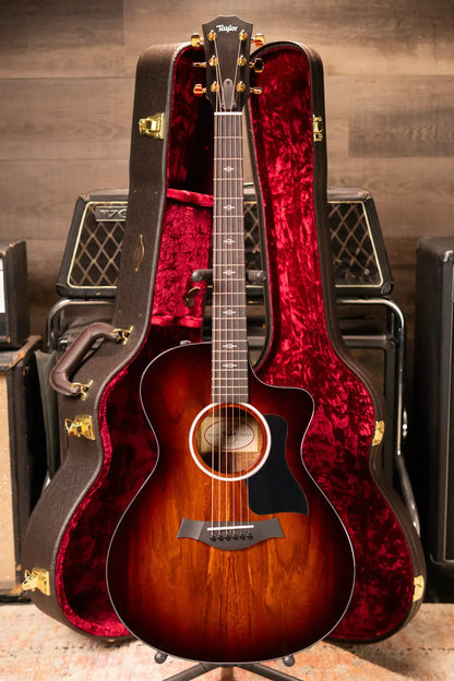 Taylor 222ce-K DLX Grand Concert Acoustic/Electric Guitar with Hardshell Case
