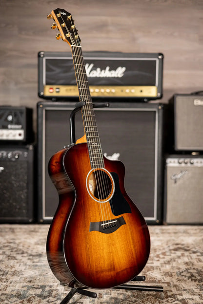 Taylor 222ce-K DLX Grand Concert Hawaiian Koa Acoustic/Electric Guitar - Shaded Edge Burst with Hardshell Case