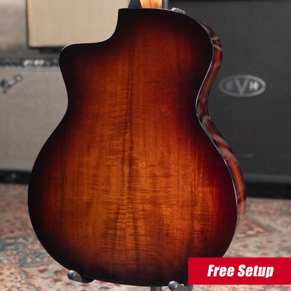 Taylor 224ce-K DLX Grand Auditorium Acoustic/Electric Guitar - Shaded Edgeburst with Hardshell Case
