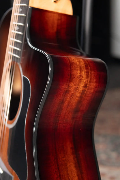 Taylor 224ce-K DLX Grand Auditorium Acoustic/Electric Guitar - Shaded Edgeburst with Hardshell Case